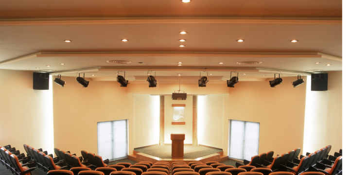 Conference in the Hotel Mockup