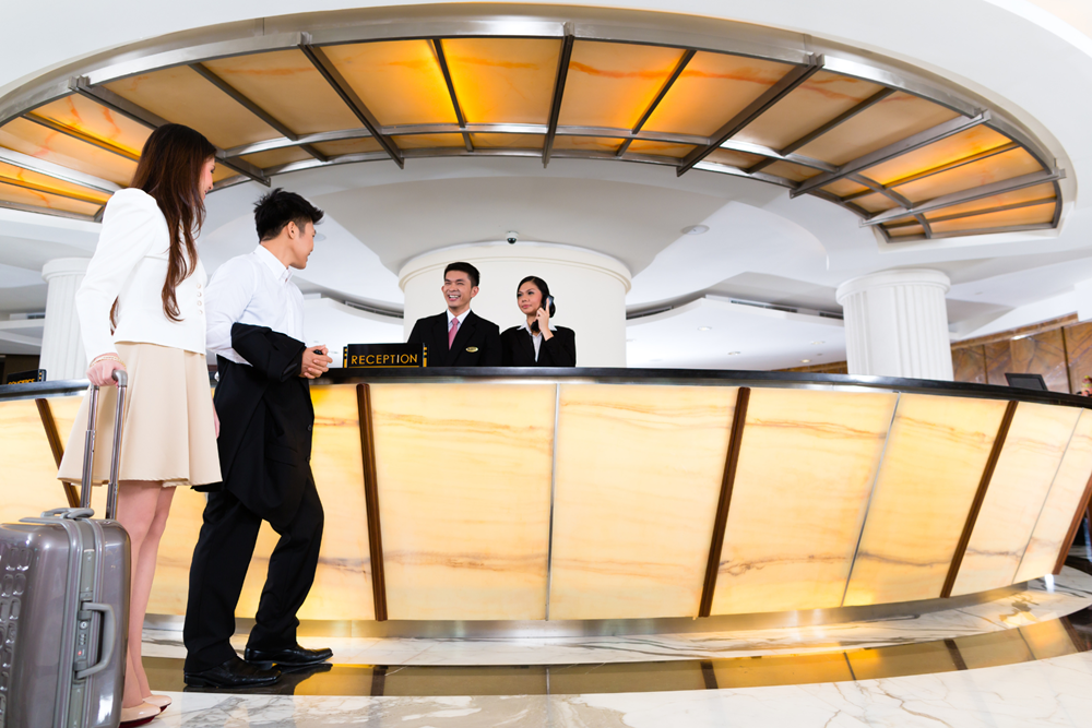 Hotel Mockup Front Desk